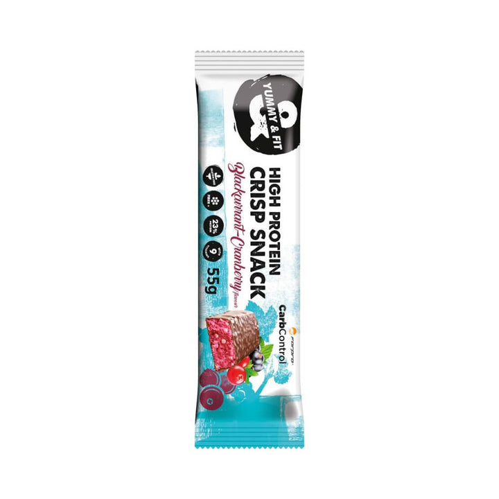 Alimente & Gustari | High Protein Crisp Snack, Baton proteic crocant, 55g, ForPro, Blackcurrant Cranberry 0