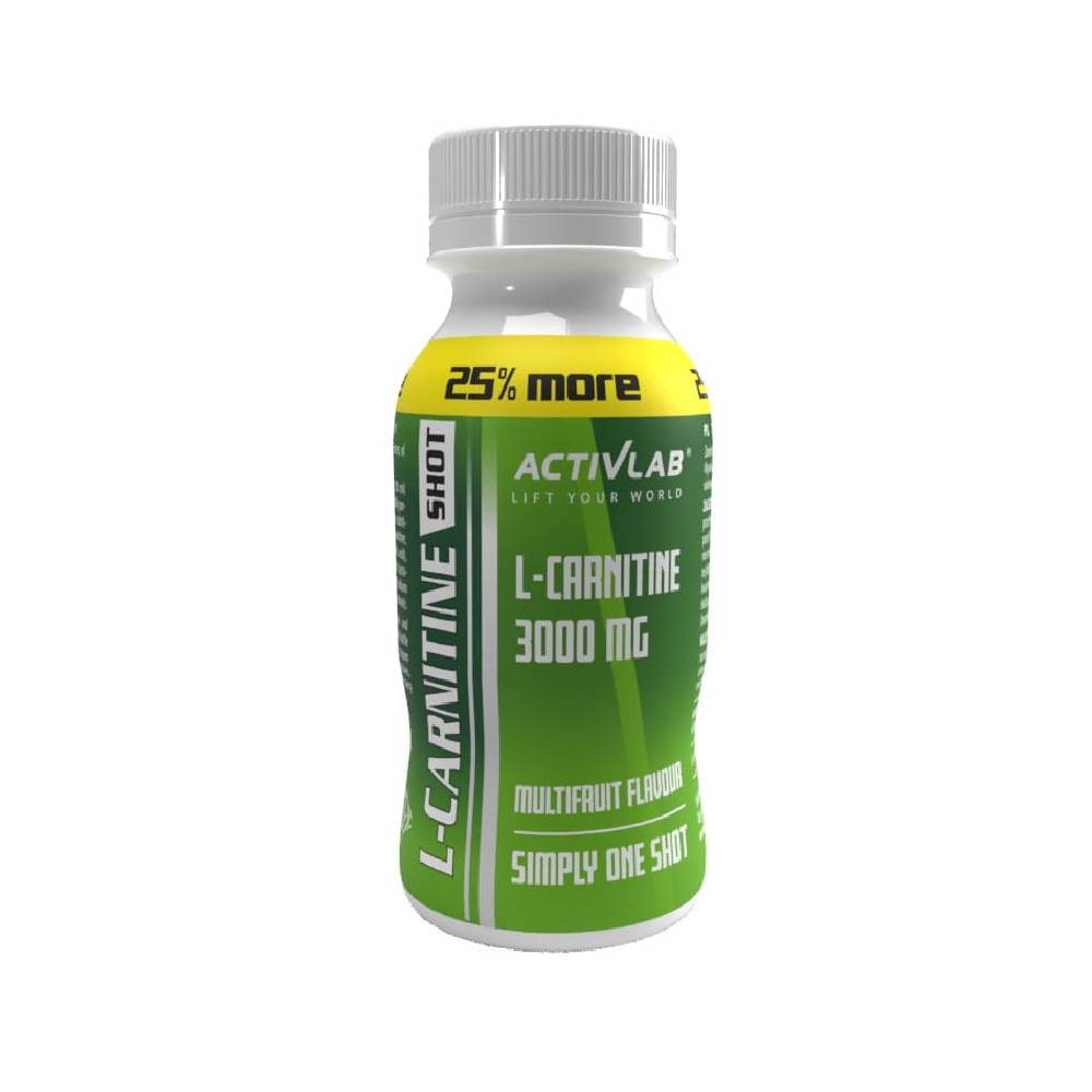 Black Friday - Reduceri L - carnitine Shot 3000mg, 100ml, Activlab, Supliment slabire Multifruit Promotie 1