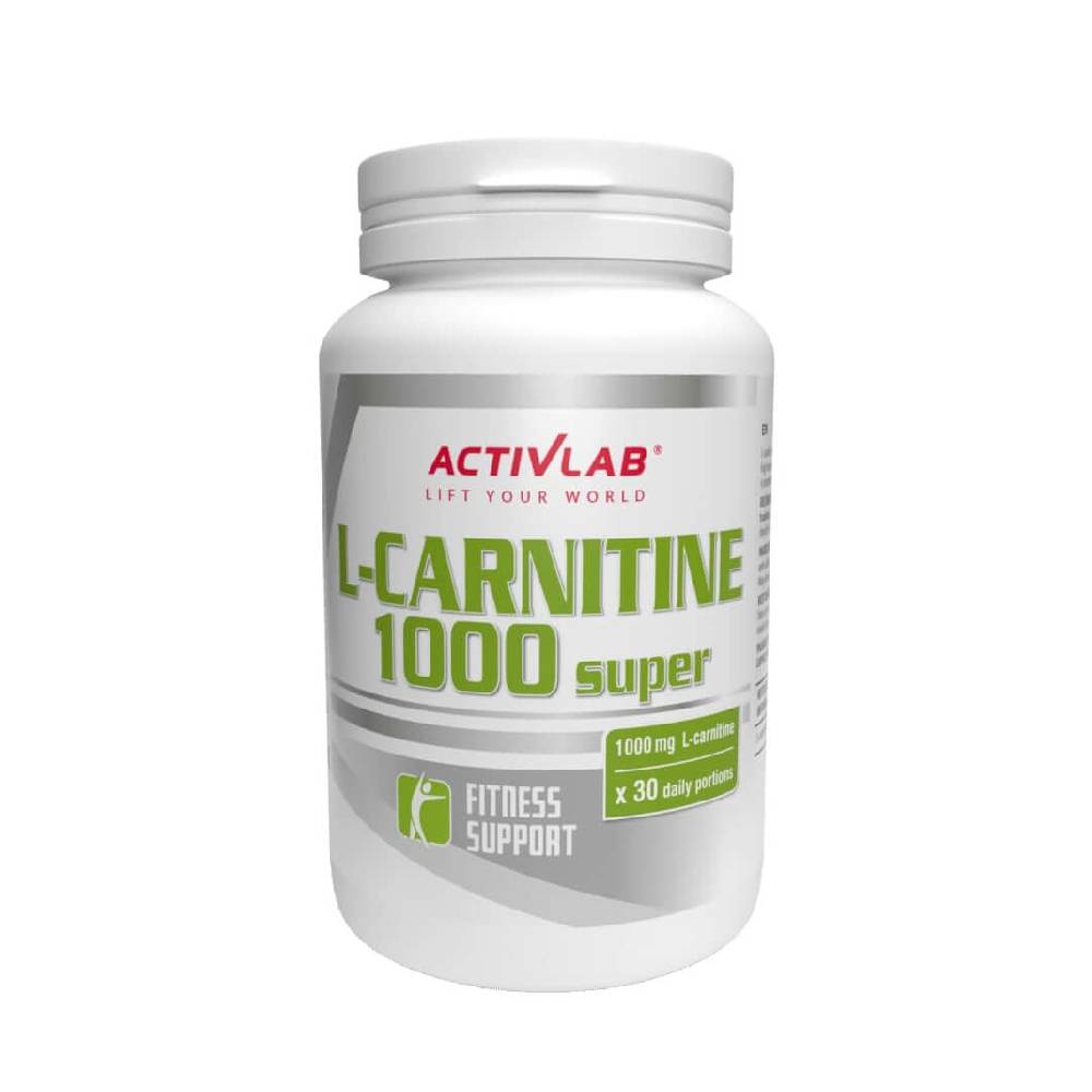 Black Friday - Reduceri L - carnitine 1000 Super, 30 capsule, Activlab, Supliment slabire Promotie 1