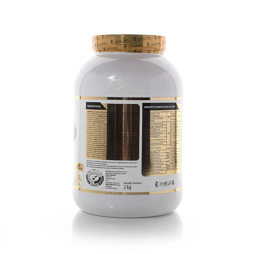 Suplimente antrenament | Gold Iso 2kg, pudra, Kevin Levrone, Izolat proteic din zer 1