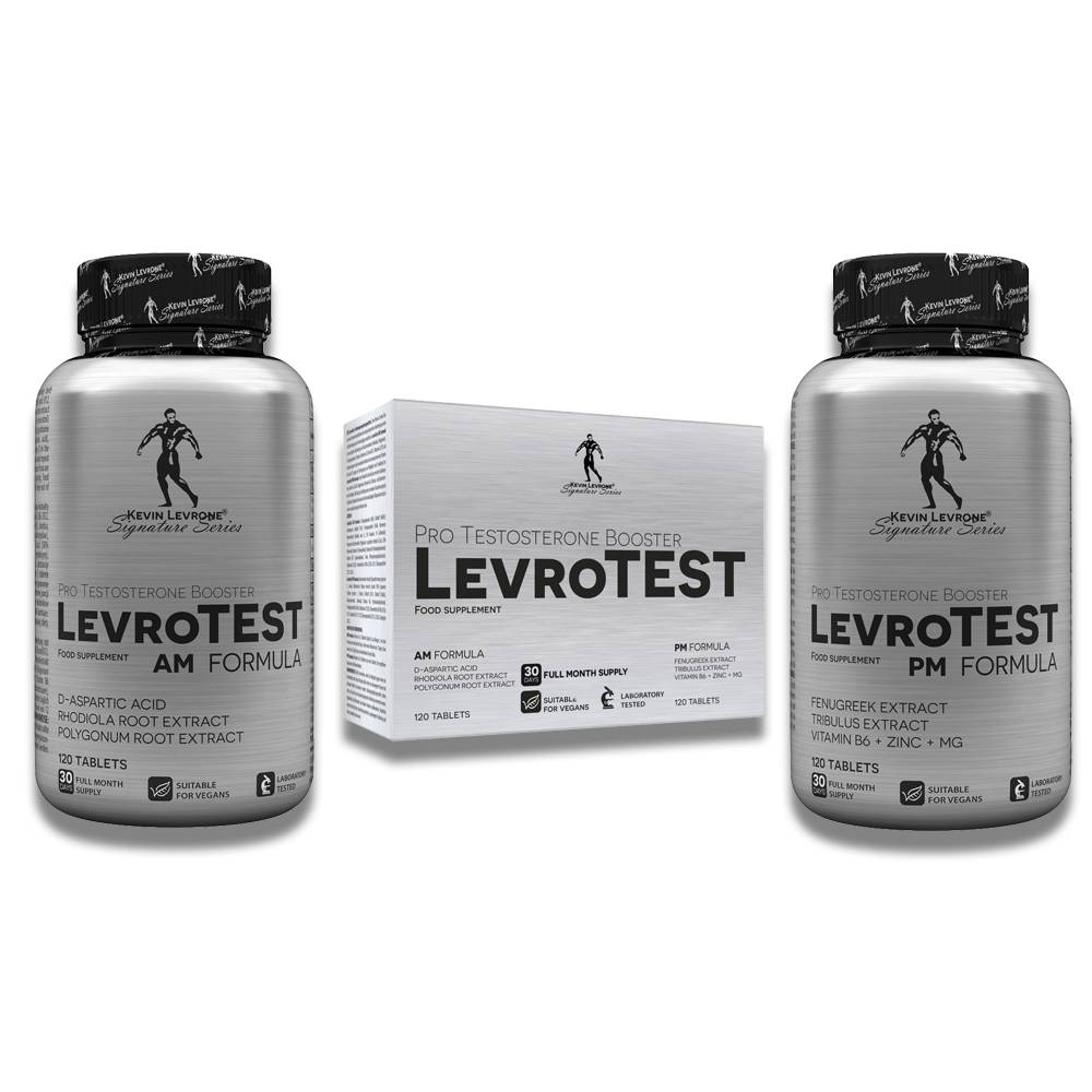 Black Friday - Reduceri Levro Test 120 capsule, Kevin Levrone, Supliment stimulator hormonal Promotie 2