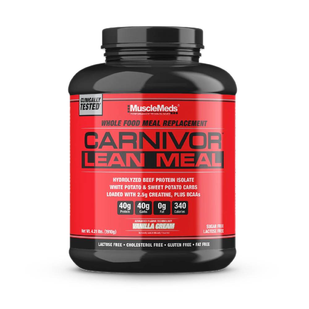 Gainer | Carnivor Lean Meal, pudra, 1,9 kg, MuscleMeds, Mix pentru crestere masa musculara 0