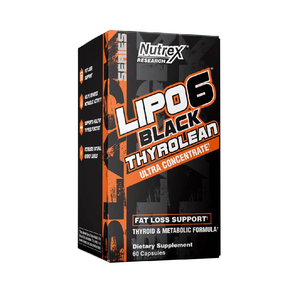 Black Friday - Reduceri Lipo6 Black Thyrolean Ultra Concentrate, 60 capsule, Nutrex, Arzator de grasimi Promotie 1