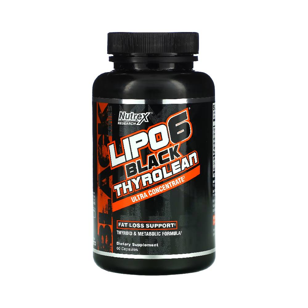 Black Friday - Reduceri Lipo6 Black Thyrolean Ultra Concentrate, 60 capsule, Nutrex, Arzator de grasimi Promotie 2