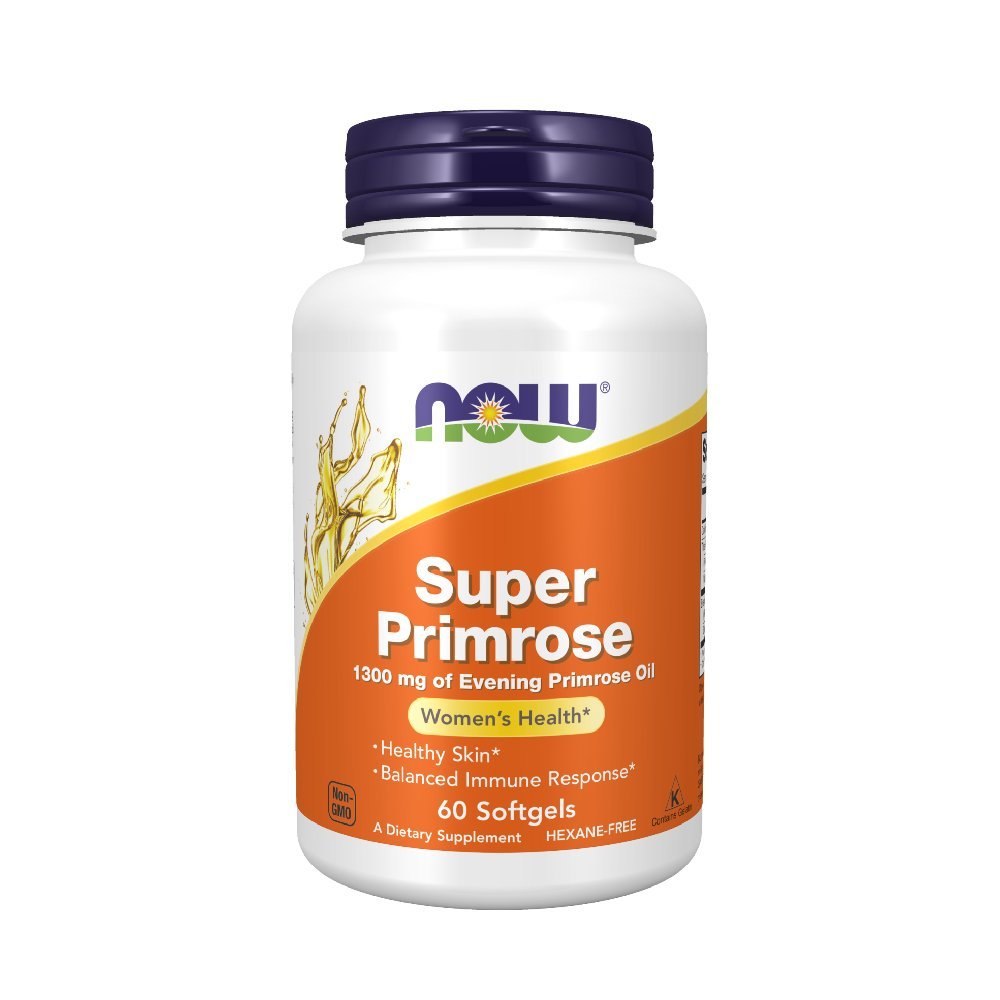 Now Foods | Super Primrose 1300mg, 60 capsule, Now Foods, Supliment alimentar pentru sanatate 0