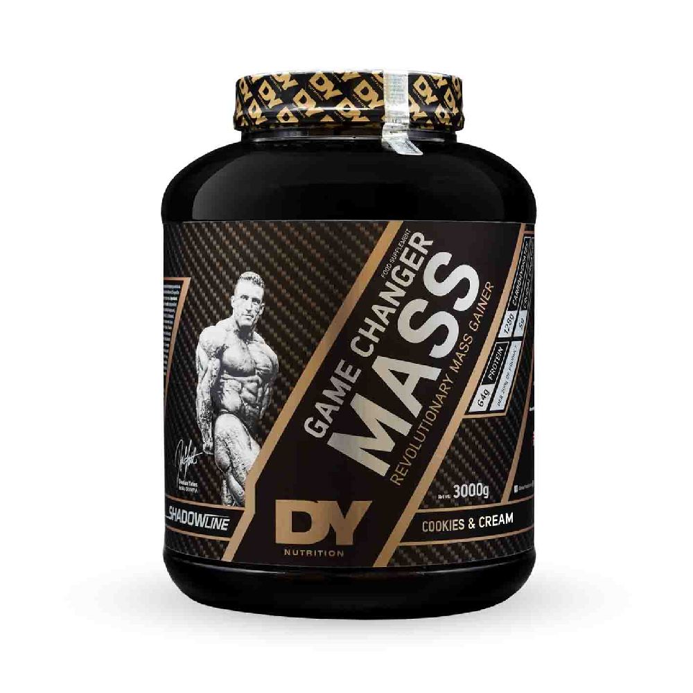 Black Friday - Reduceri Game Changer Mass 3kg, pudra, Dorian Yates, Mix pentru crestere masa musculara Cookies Promotie 2