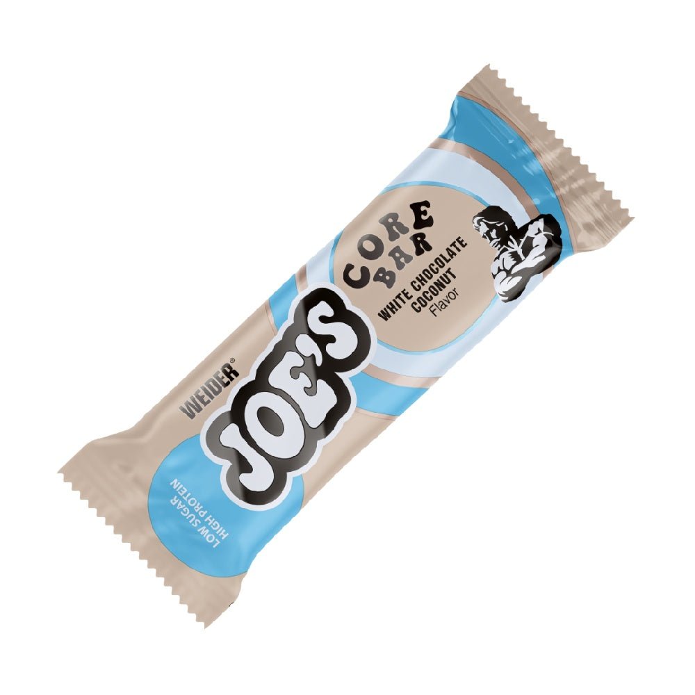 Black Friday - Reduceri Joe's Core Bar, 45g, Weider, Baton proteic White Chocolate Coconut Promotie 1