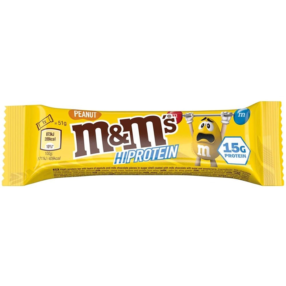 Black Friday - Reduceri M&M Hi Protein Bar, 51g, Mars, Baton bogat in proteine Peanut Promotie 2