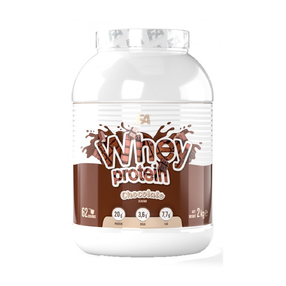 Slabire & Ardere grasimi | Wellness Line Whey Protein, pudra, 2kg, Fitness Authority, Concentrat proteic din zer 0