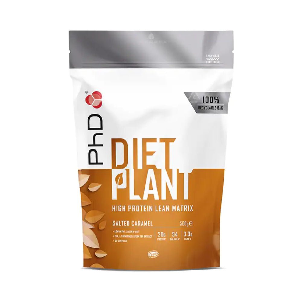 Slabire & Ardere grasimi | Diet Plant, pudra, 500g, PhD, Proteina vegetala 1