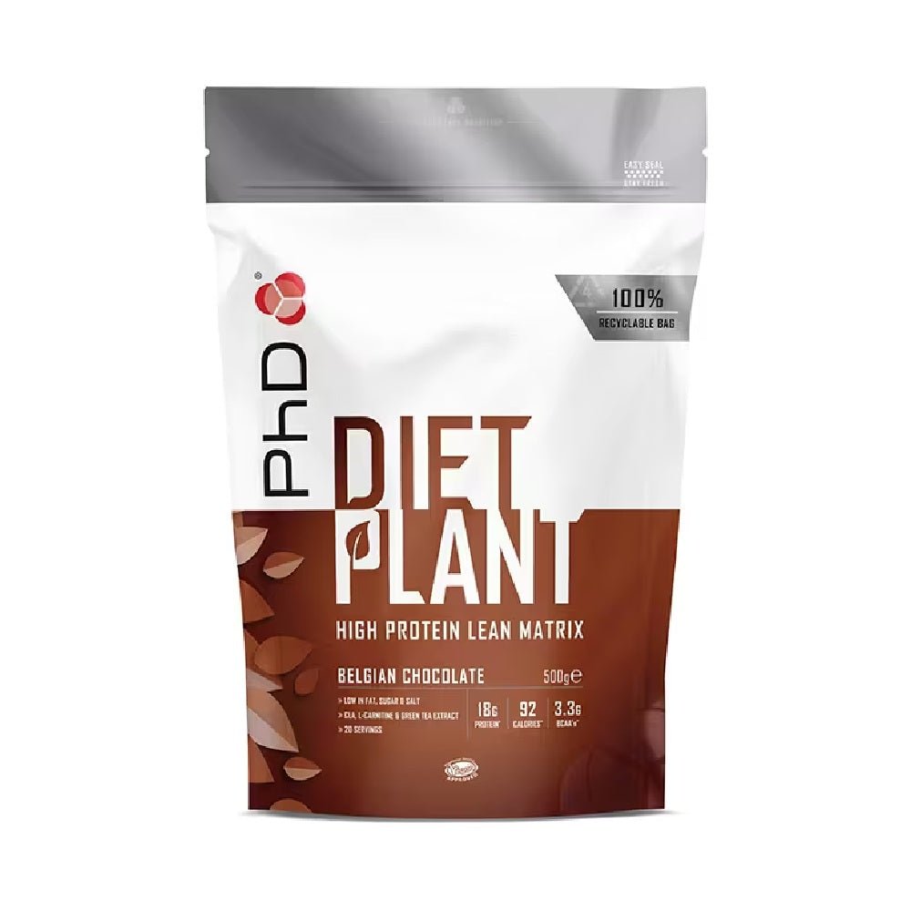 Slabire & Ardere grasimi | Diet Plant, pudra, 500g, PhD, Proteina vegetala 0