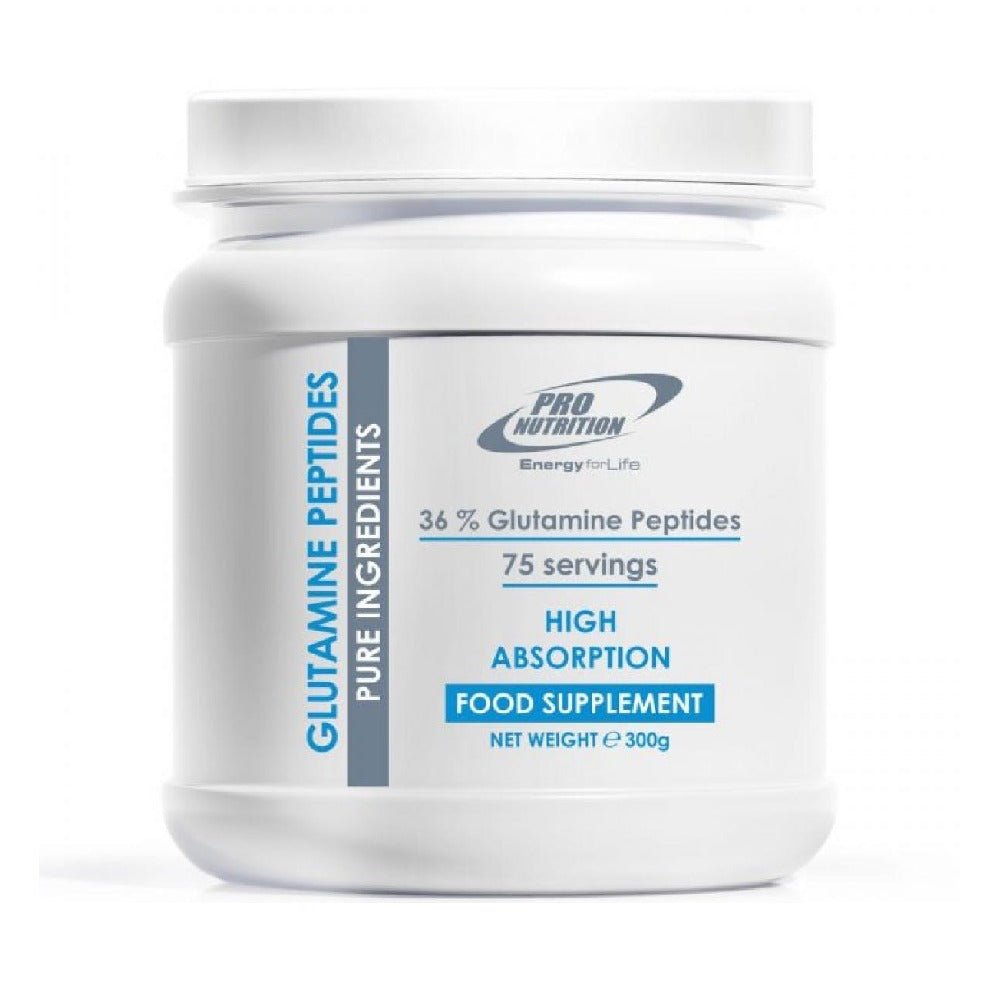 Aminoacizi | Glutamina Peptide pudra, 300g, Pro Nutrition, Supliment pentru refacere musculara 0