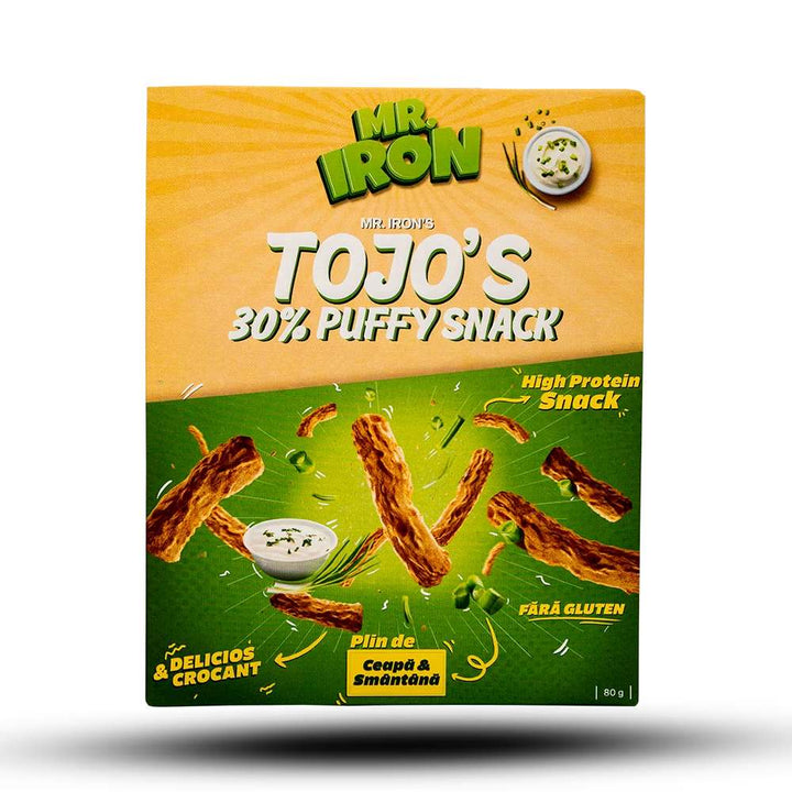 Alimente proteice | Tojo's 30% Puffy Snack, 100g, Mr. Iron, Pufuleti proteici 0