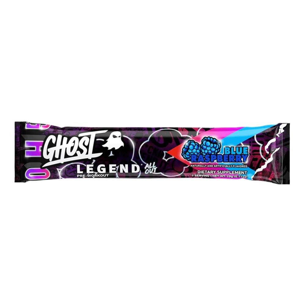 Black Friday - Reduceri Legend, pudra, 20g, Ghost, Supliment alimentar pre - workout Blue Raspberry Promotie 1