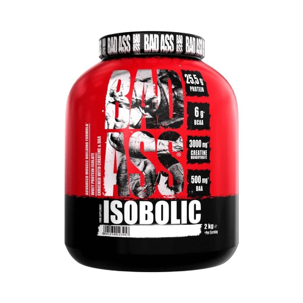 Izolat proteic din zer | Isobolic, pudra, 2kg, Bad Ass, Izolat proteic din zer 0