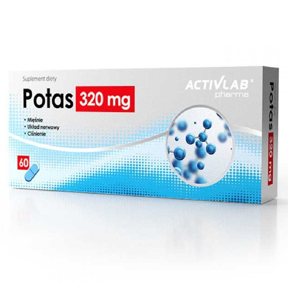 Black Friday - Reduceri Potasiu 320mg, 60 capsule, Activlab, Supliment alimentar pentru sanatate Promotie 1