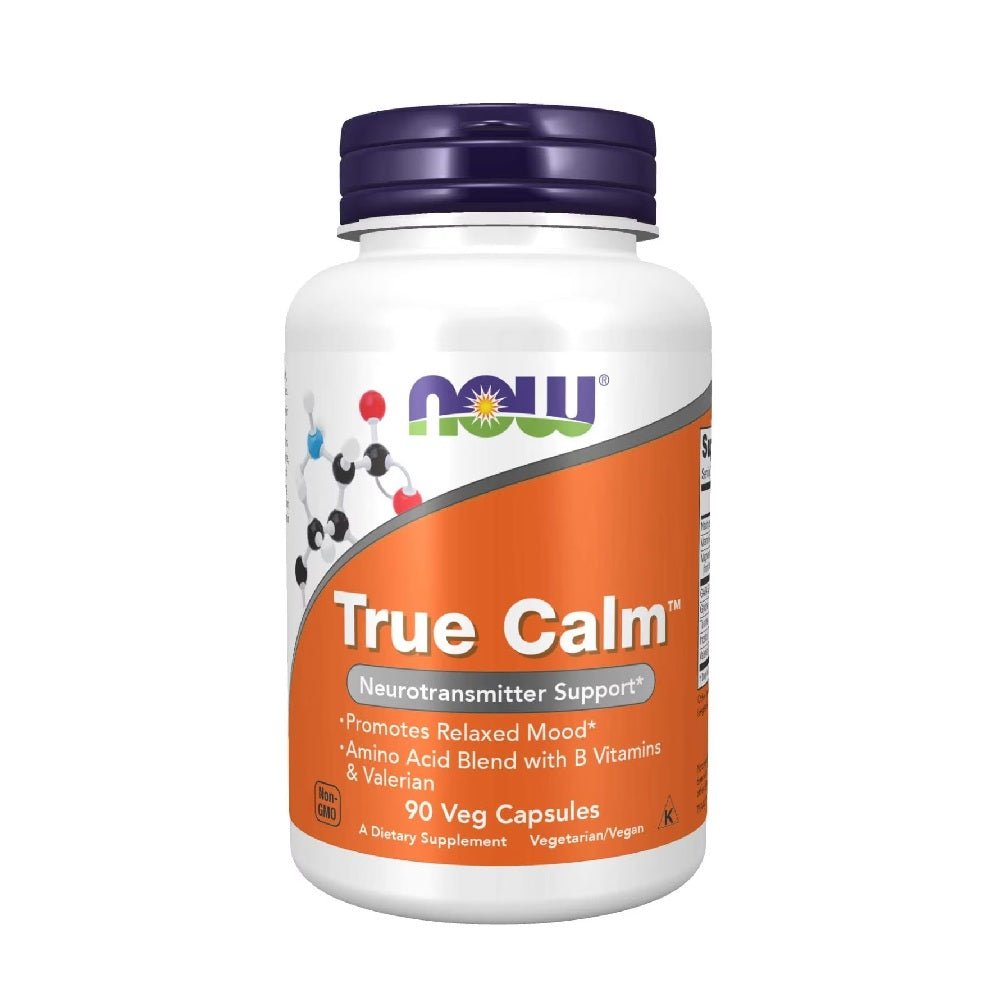 Black Friday - Reduceri True calm, 90 capsule vegane, Now Foods, Supliment alimentar pentru relaxare Promotie 1