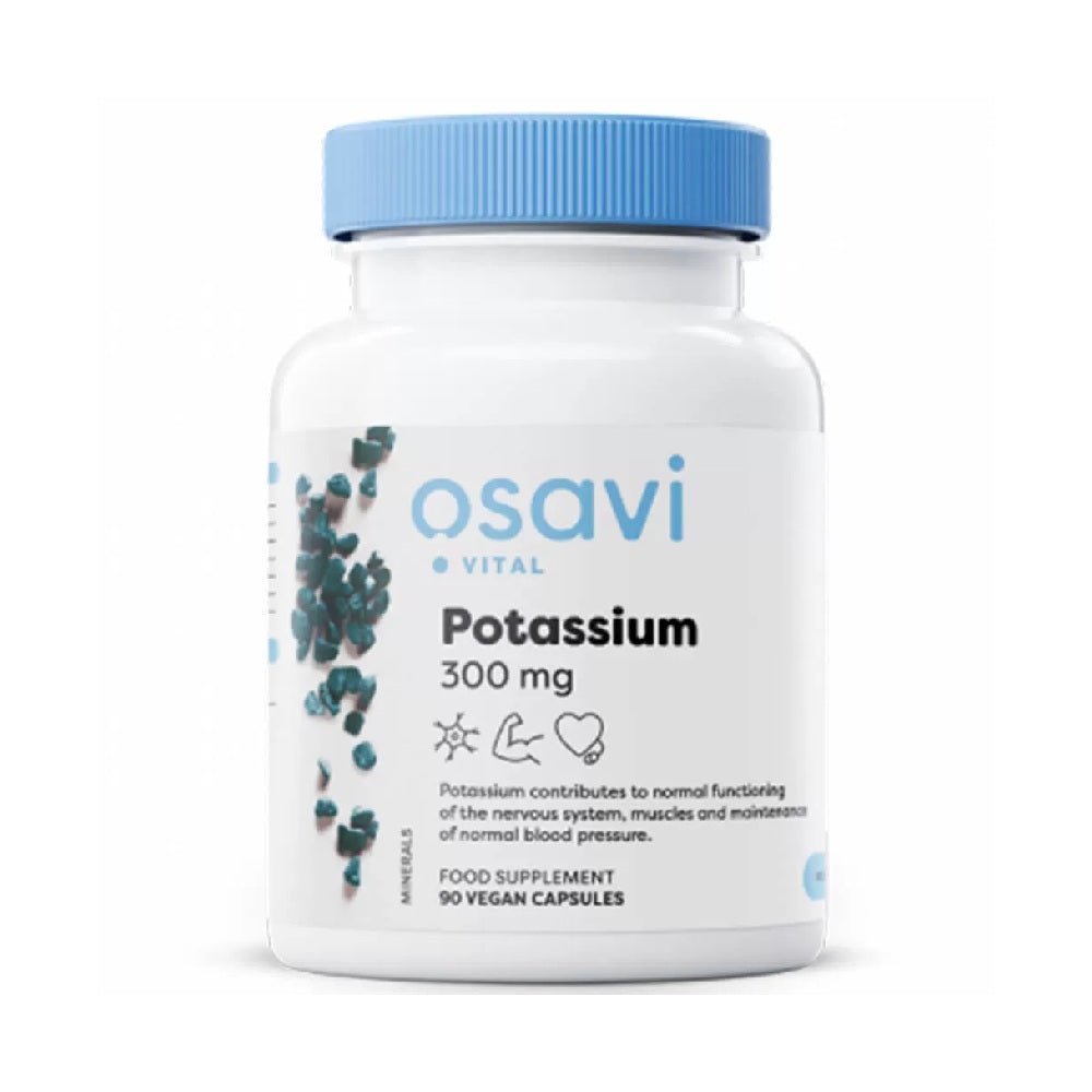 Suplimente pentru oase si articulatii | Potasiu 300mg, 90 capsule vegetale, Osavi, Supliment alimentar pentru sanatate 0