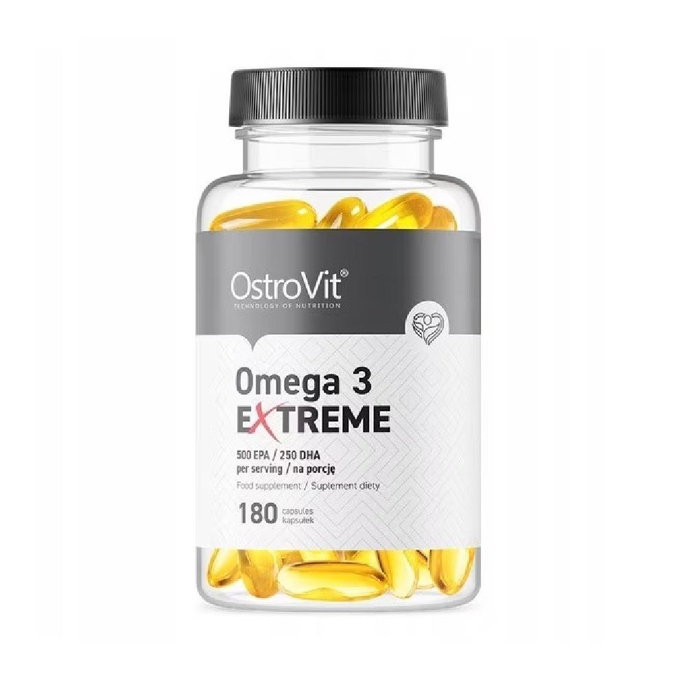 Acizi grasi Omega | Omega 3 Extreme 1000mg, 180 capsule, Ostrovit, Supliment alimentar pentru sanatate 0