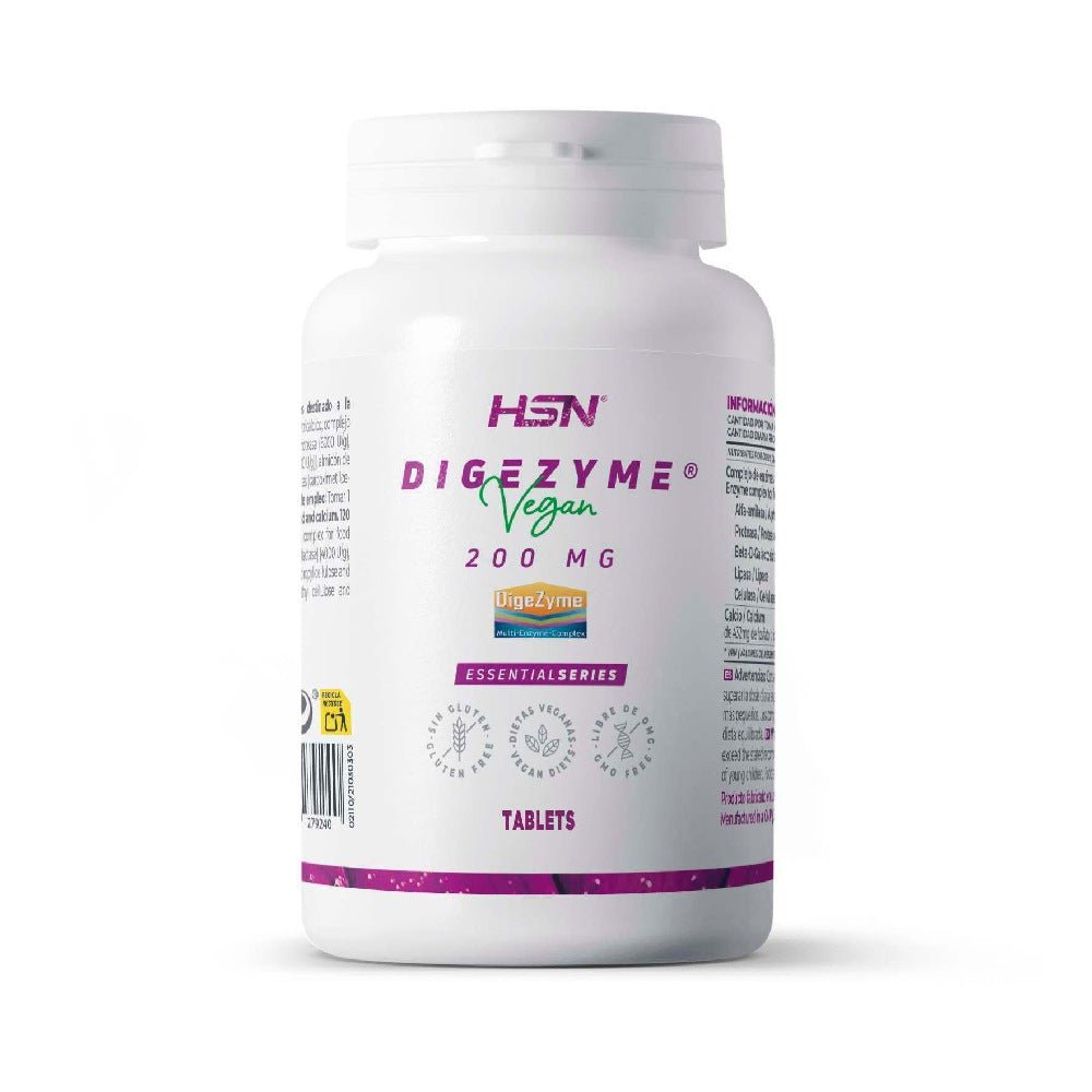 Digestie | Digezyme 200mg, 120 tablete, HSN, Supliment alimentar pentru digestie 0