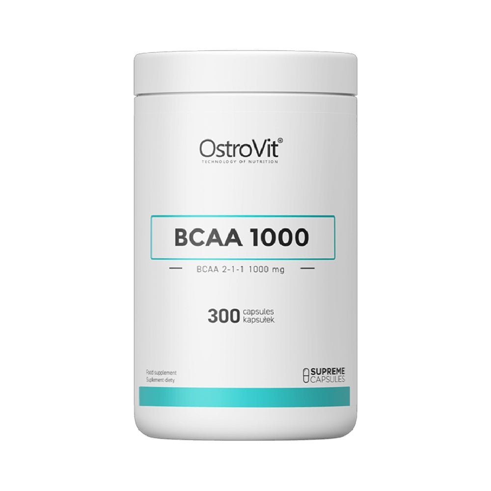 Black Friday - Reduceri BCAA 1000, 300 capsule, Ostrovit, Supliment alimentar pentru recuperare Promotie 1