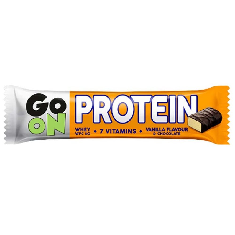 Black Friday - Reduceri Go On Protein, 50g, Sante, Baton proteic Vanilla & Chocolate Promotie 2