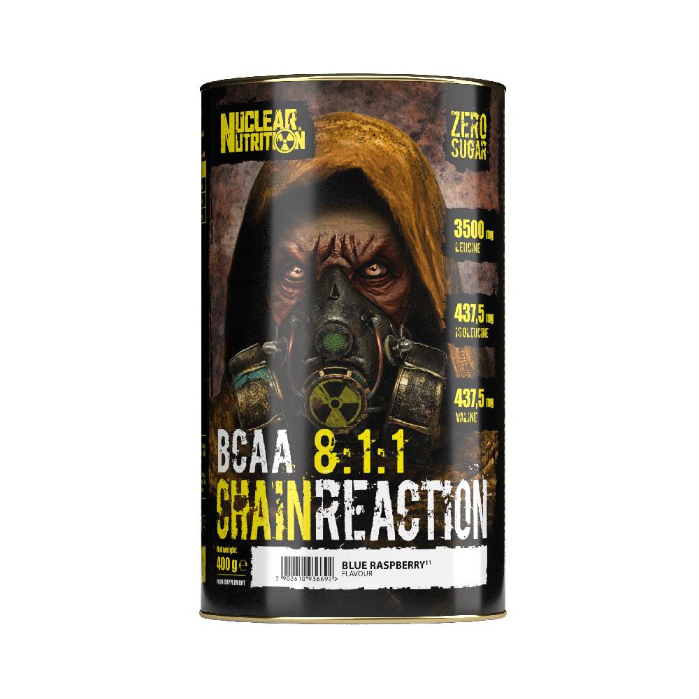 Aminoacizi | BCAA 8:1:1 Chain Reaction, pudra, 400g, Nuclear Nutrition, Aminoacizi pentru refacere 0