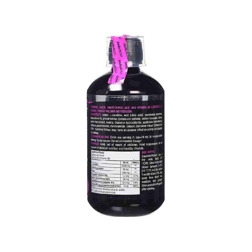 Slabire & Ardere grasimi | L-carnitina lichida 100.000, 500ml, lichid, Biotech USA, Supliment slabire 1