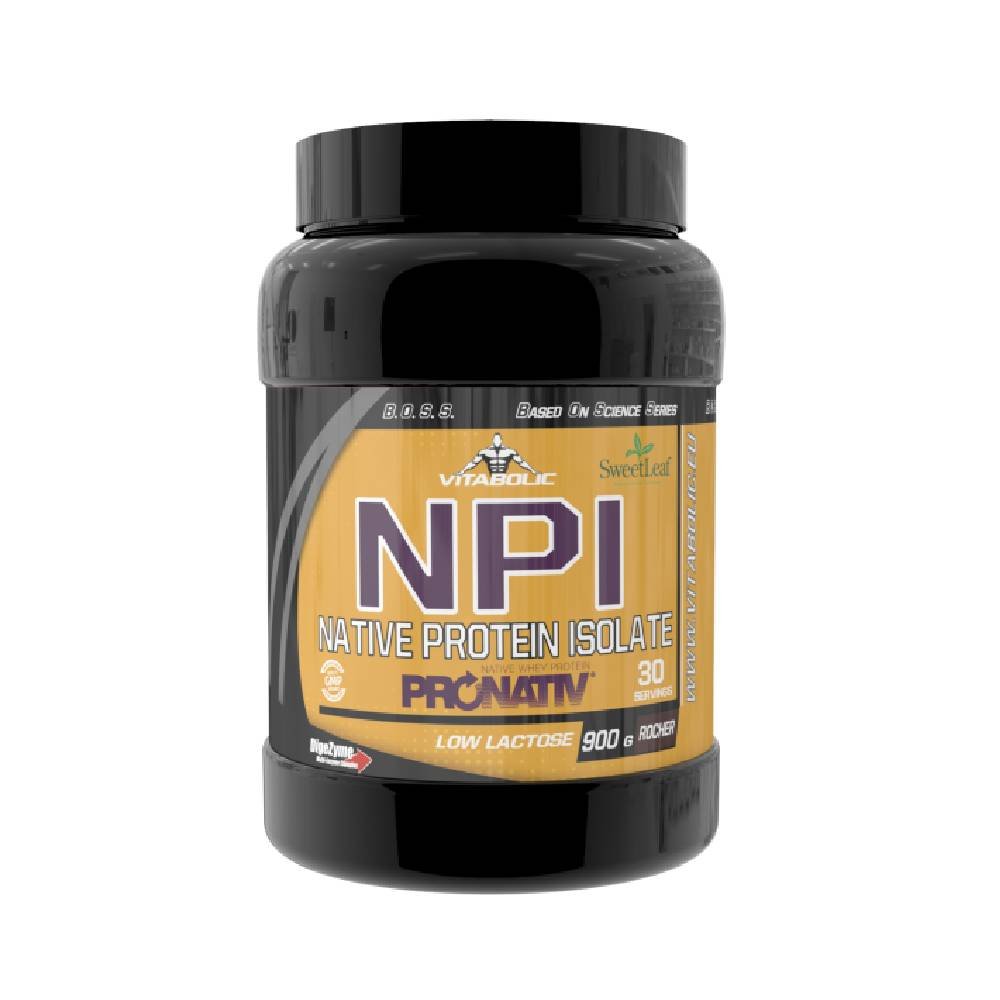 Proteine | NPI Pronativ, pudra, 900g, Vitabolic, Izolat proteic din zer 0