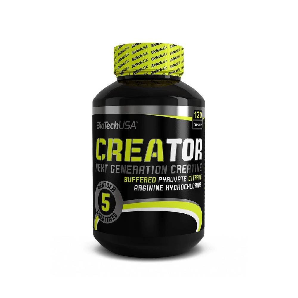 Black Friday - Reduceri Creator 120 capsule, Biotech USA, Supliment alimentar pe baza de creatina Promotie 2