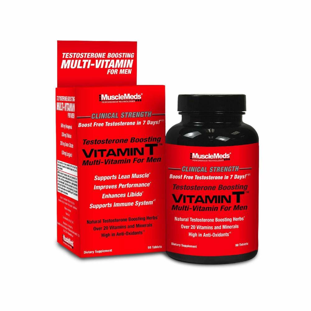 Black Friday - Reduceri Vitamin T, 90 tablete, Musclemeds, Supliment stimulare hormonala Promotie 2