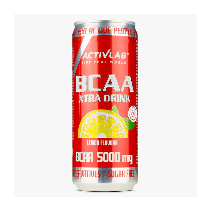 Black Friday - Reduceri BCAA Xtra Drink pe baza de aminoacizi cu catena ramificata 330ml, Activlab, fara zahar Lemon Promotie 2