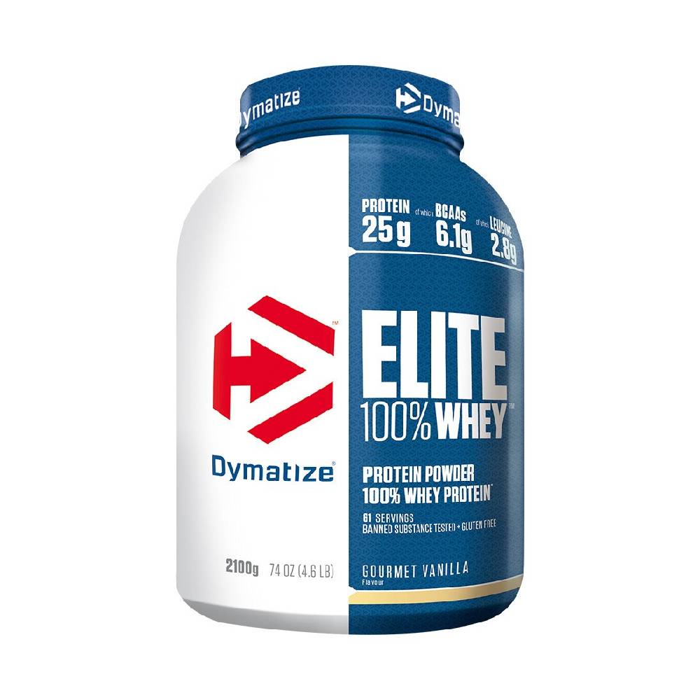 Black Friday - Reduceri Elite Whey Protein 2,1kg, pudra, Dymatize, Concentrat proteic din zer Rich Chocolate Promotie 2