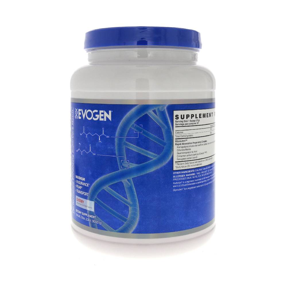 Black Friday - Reduceri Glycoject 1kg, pudra, Evogen, Amestec de carbohidrati Cherry Promotie 2