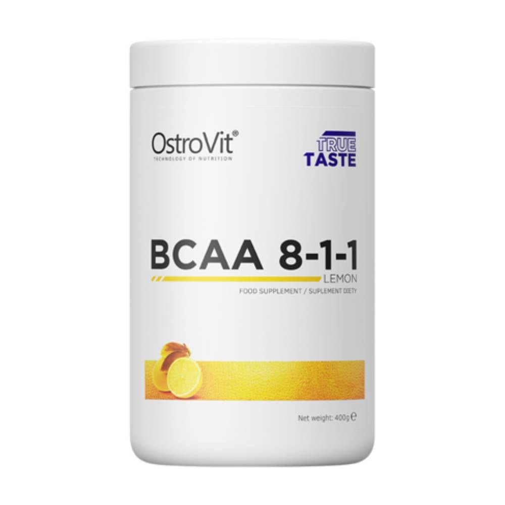 Black Friday - Reduceri BCAA 8 - 1 - 1 400g, pudra, Ostrovit, Aminoacizi cu catena ramificata Lemon Promotie 1