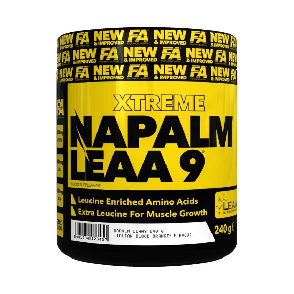 Aminoacizi | Xtreme Napalm LEAA9, pudra, 240g, Fitness Authority, Aminoacizi esentiali imbunatatiti cu Leucina 0