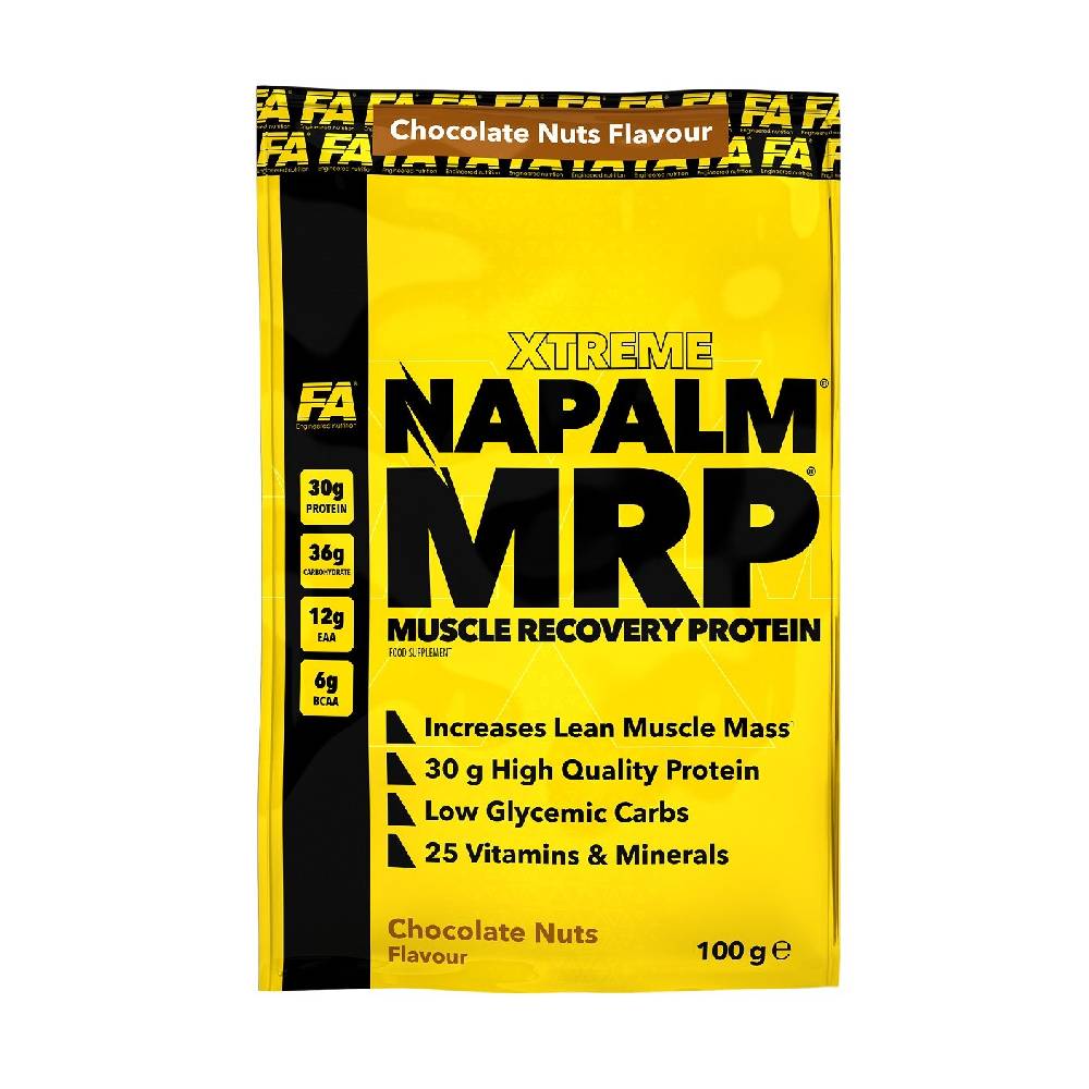 Slabire & Ardere grasimi | Xtreme Napalm MRP, pudra, 100g, Fitness Authority, Inlocuitor masa 0