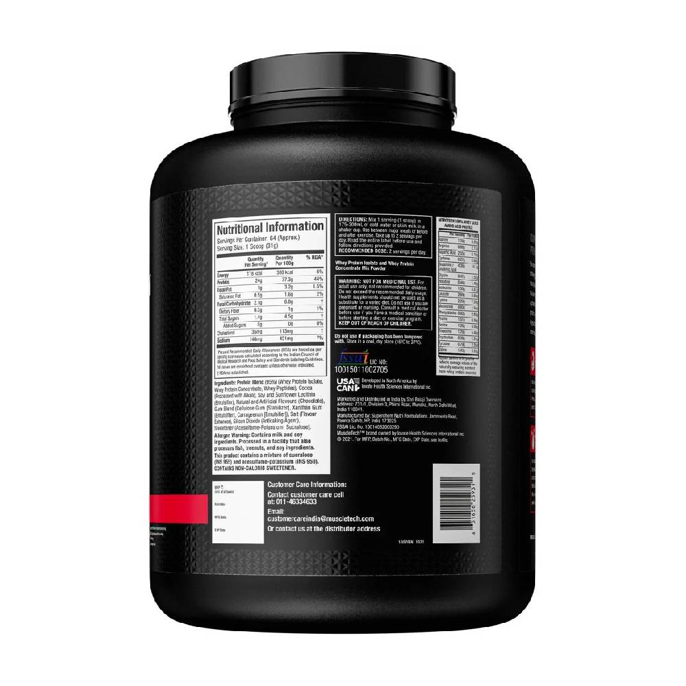 Suplimente antrenament | Nitro Tech Whey Gold 2,27kg, pudra, MuscleTech, Amestec proteic 1