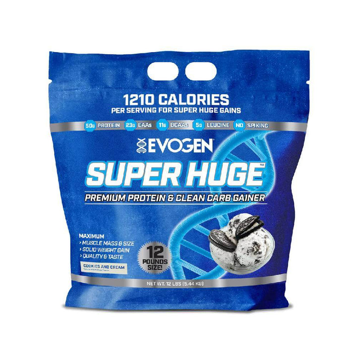 Suplimente antrenament | Super Huge 5,44kg, pudra, Evogen, Mix pentru crestere masa musculara 1