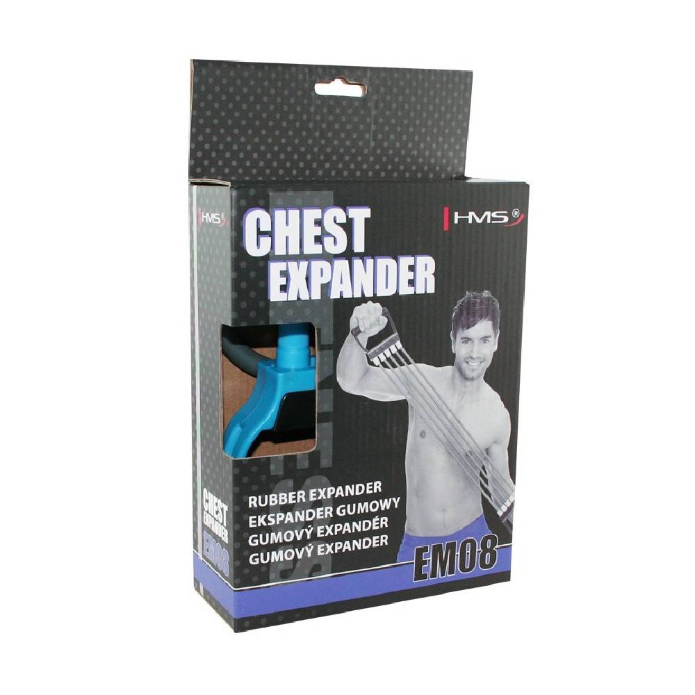 Accesorii pentru sala | Chest Expander EM08, HMS, Extensor cauciuc cu 2 corzi 1