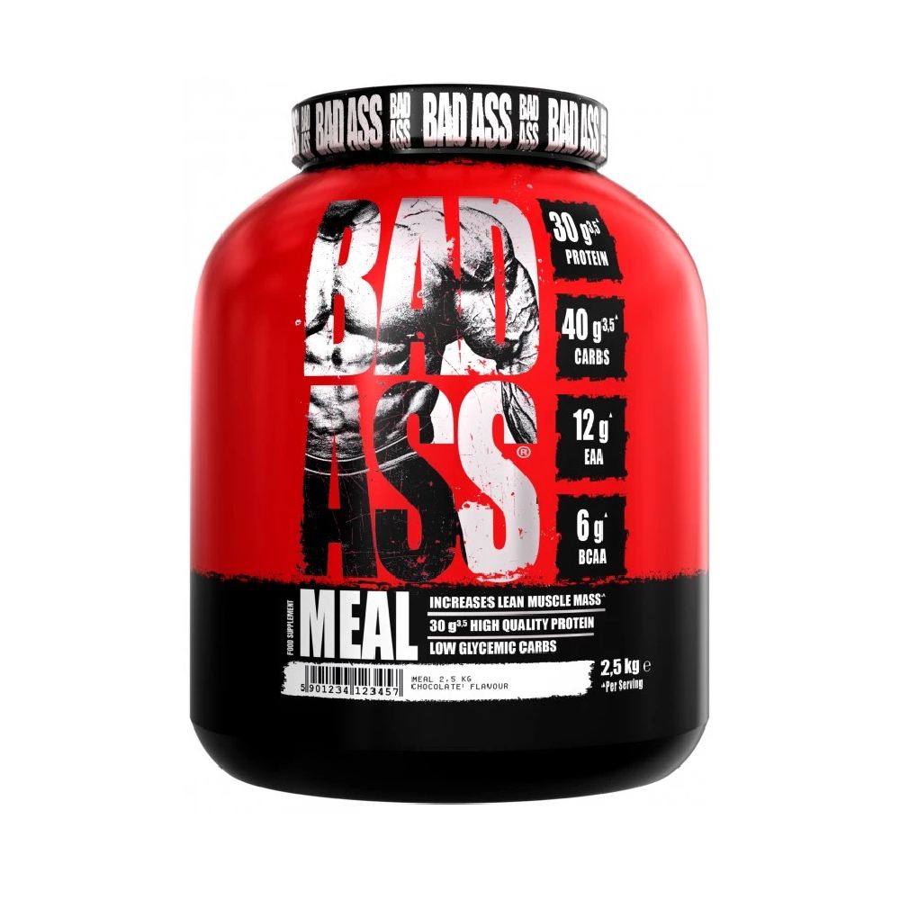 Gainer | Meal, pudra, 2,5kg, Bad Ass, Gainer pentru crestere masa 0