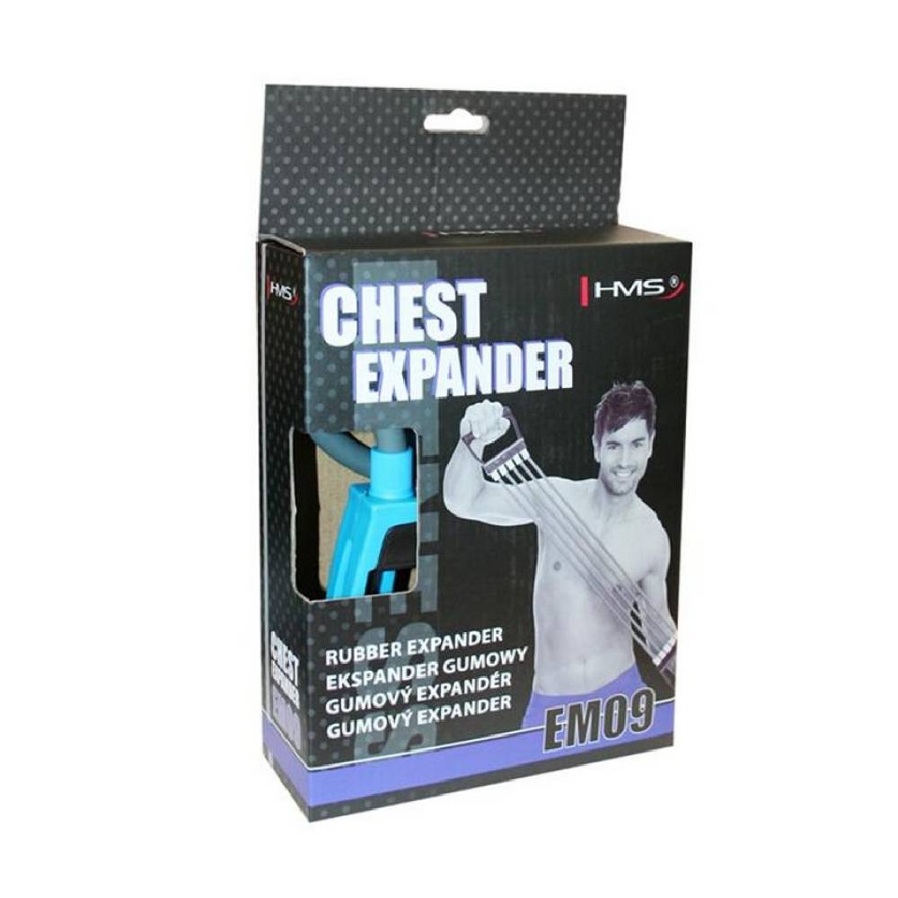 Accesorii pentru sala | Chest Expander EM09, HMS, Extensor cauciuc cu 4 corzi 1