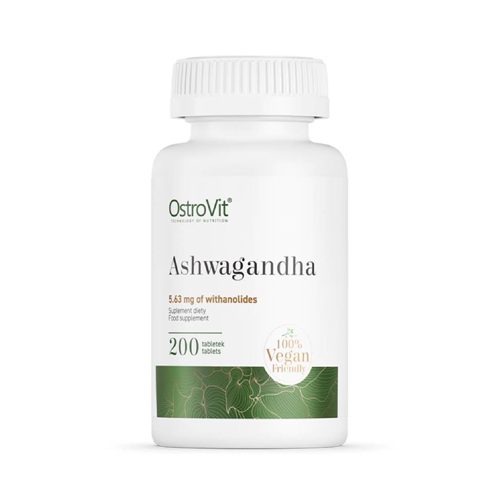 Black Friday - Reduceri Ashwagandha 375mg, 200 tablete, Ostrovit, Supliment alimentar pentru sanatate Promotie 1