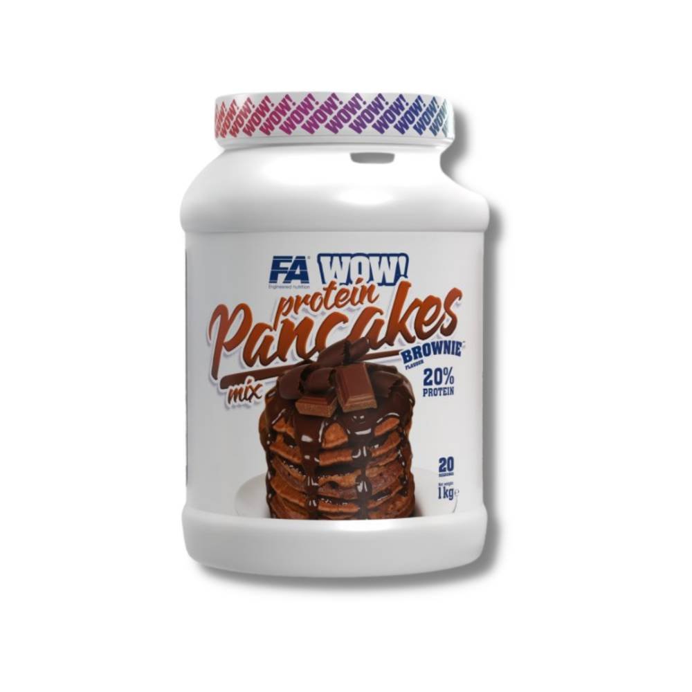 Black Friday - Reduceri Clatite proteice Protein Pancakes, pudra, 1kg, Fitness Authority, Bogat in fibre Brownie Promotie 2