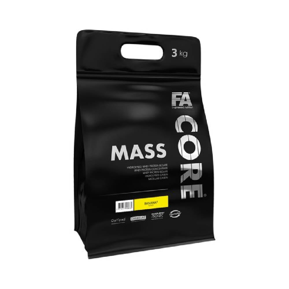 Black Friday - Reduceri Mass Core 3kg, pudra, Fitness Authority, Mix pentru crestere masa musculara Chocolate with Hazelnut Promotie 2