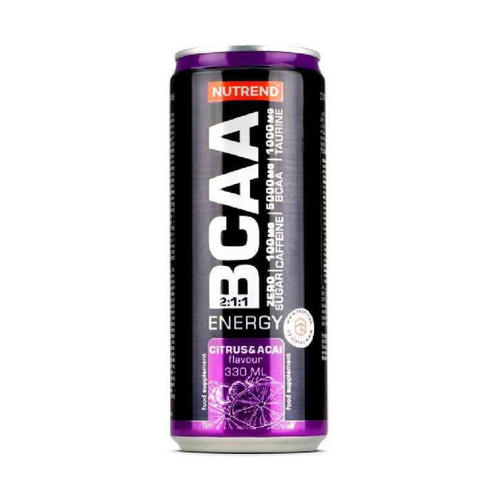 Pre-workout | BCAA Energy Drink, 330 ml, Nutrend, Bautura energizanta fara zahar 1