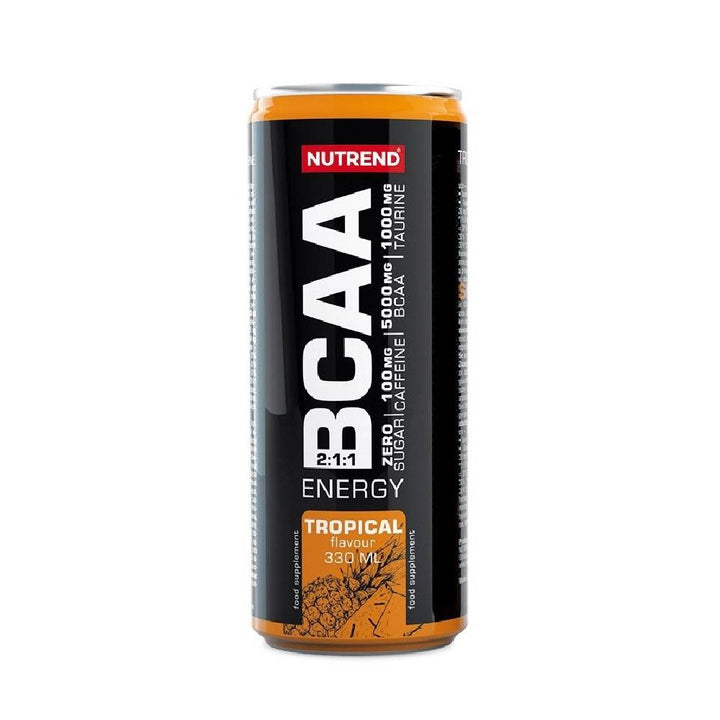 Pre-workout | BCAA Energy Drink, 330 ml, Nutrend, Bautura energizanta fara zahar 0