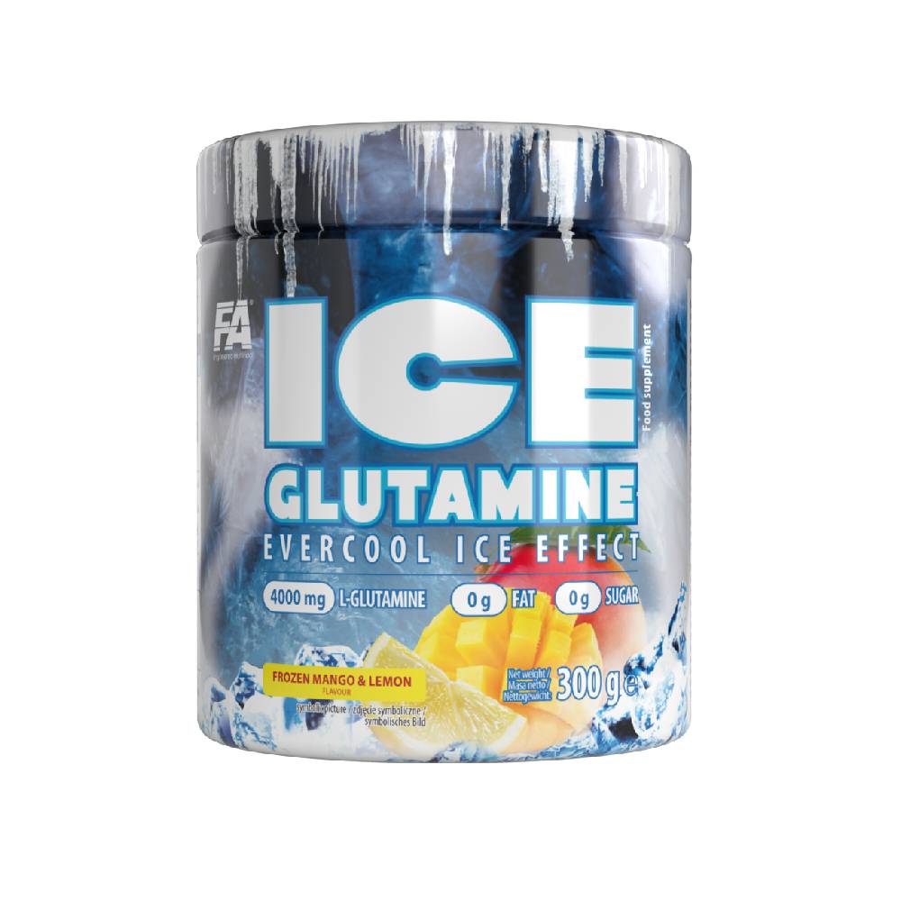 Black Friday - Reduceri L - glutamina 300g, pudra, Fitness Authority, Supliment pentru recuperare musculara Frozen blackberry & pineapple Promotie 2