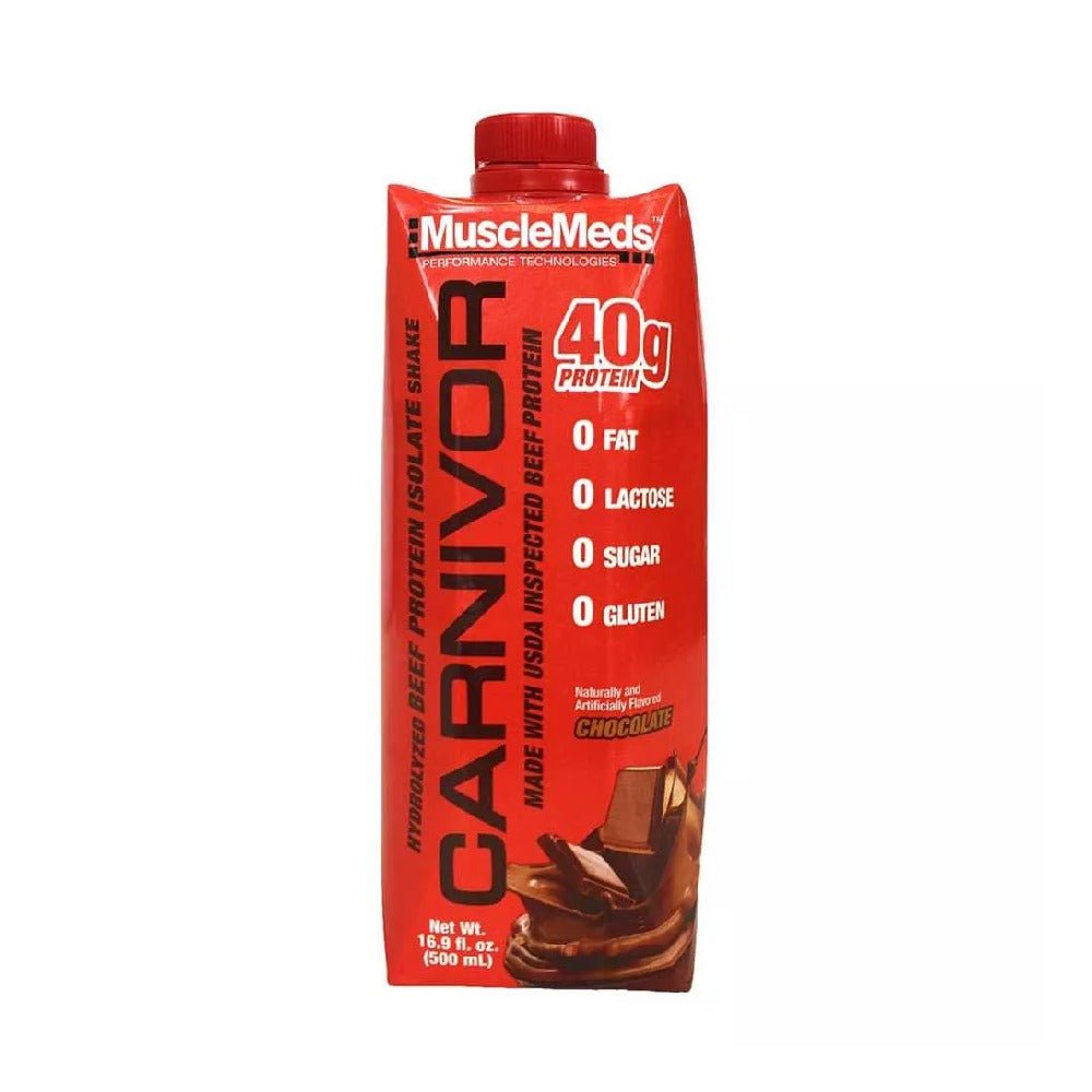 Black Friday - Reduceri Carnivor Shake proteic din izolat proteic de vita, 500ml, MuscleMeds Ciocolata Promotie 1