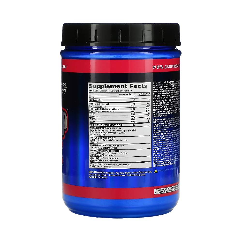 Black Friday - Reduceri Super Pump Max, pudra, 640g, Gaspari Nutrition, Supliment alimentar pre - workout cu cofeina Watermelon Promotie 2